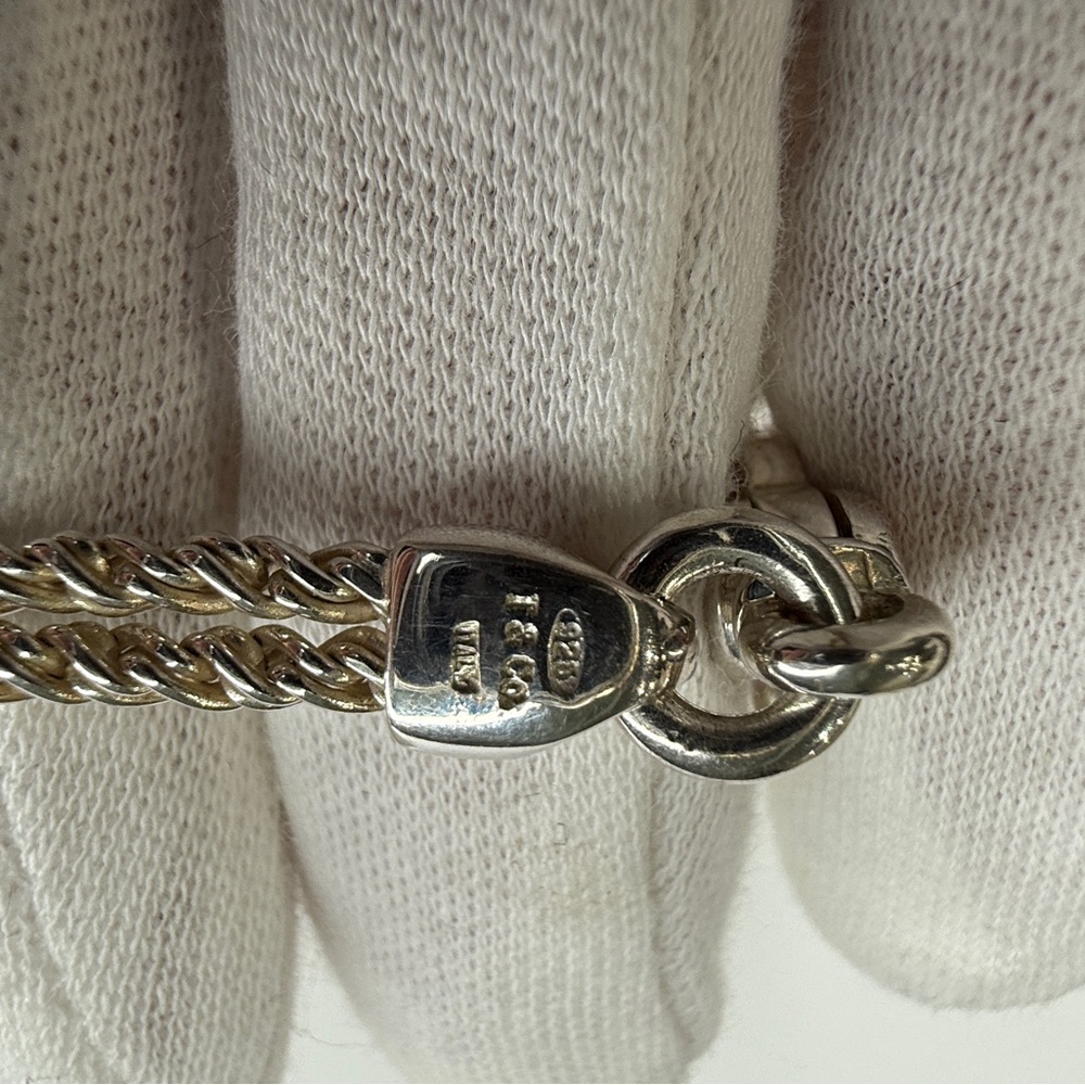 LOT 2278 Tiffany & Co. OLD collectible double rope necklace moving stars - Picture 7 of 9